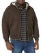 LEVI'S MENS WORKWEAR COTTON CANVAS HOODED BOMBER XLT - DARK BROWN - Brand New