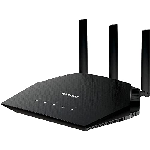 NETGEAR WI-FI 6 IEEE 802.11AX ETHERNET WIRELESS ROUTER RAX10 - BLACK - Like New