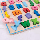 BIGJIGS TOYS CHUNKY ALPHABET PUZZLE (LOWERCASE) - EDUCATIONAL JIGSAW - MULTI - Like New