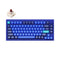 KEYCHRON Q1 QMK CUSTOM MECHANICAL KEYBOARD - VERSION 2 - NAVY BLUE - Like New