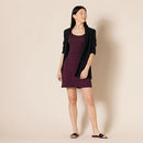 Amazon Essentials Women's Ponte Pull-On Mini Skirt, Burgundy, X-Small - Brand New