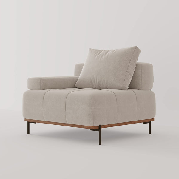 ACANVA CONVERTIBLE MODULAR SOFA MID-CENTURY MODERN MODULAR - Scratch & Dent