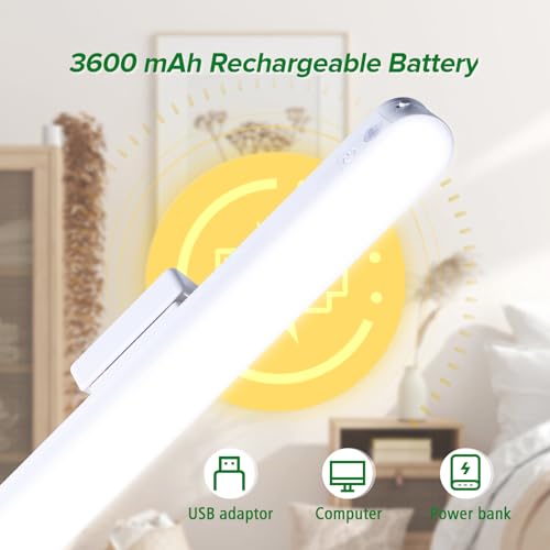 YIMAXPS 2-PACK 16INCH PICTURE LIGHT BATTERY OPERATED LED LIGHTS 2-UP-CT-WHITE - Like New