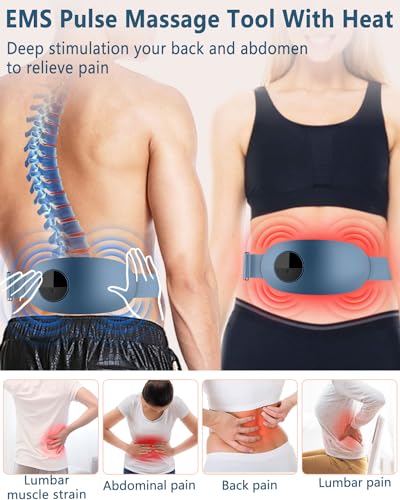 Back Massager with Heat,Portable Cordless Heating Pad for Back Pain Relief - Like New