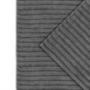 BIBB HOME 4 PACK RIBBED EGYPTIAN COTTON BATH TOWEL SET 27X54 - CHARCOAL GRAY - Brand New