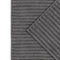 BIBB HOME 4 PACK RIBBED EGYPTIAN COTTON BATH TOWEL SET 27X54 - CHARCOAL GRAY - Brand New