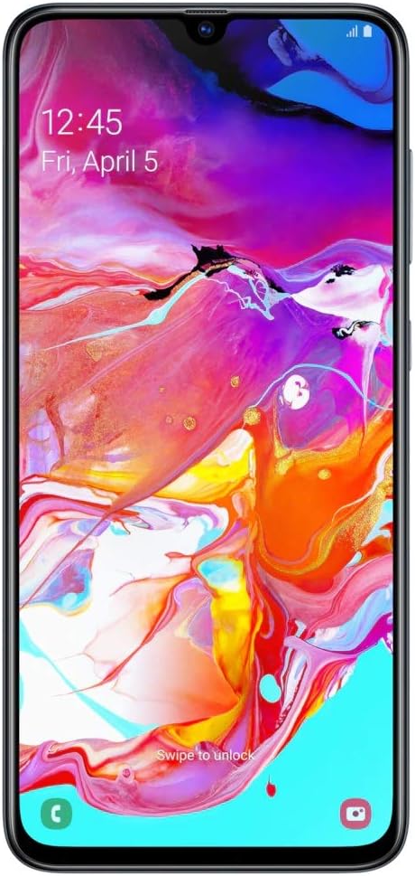 Samsung Galaxy A70 DUOS 128GB - Unlocked - BLACK - Scratch & Dent