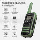 JOYCALL WALKIE TALKIES LONG RANGE WEATHER ALERT PORTABLE WALKIE TALKIES - GREEN - Like New