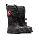 NL5331-010 SOREL GLACIER XT WOMEN BLACK/RED QUARTZ SIZE 7 - Like New