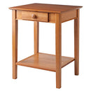 Winsome Studio End Table/Printer Stand with Drawer 29" B000NPOSPK - Honey - Brand New