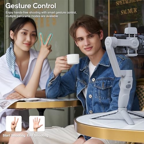 ZHIYUN SMOOTH Q3, 3-AXIS GIMBAL STABILIZER FOR SMARTPHONE SM113 - GRAY - Like New