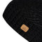 ADIDAS WOMEN'S WHITTIER BEANIE STANDARD FIT ACRYLIC KNIT SIZE WOMEN - BLACK - Brand New