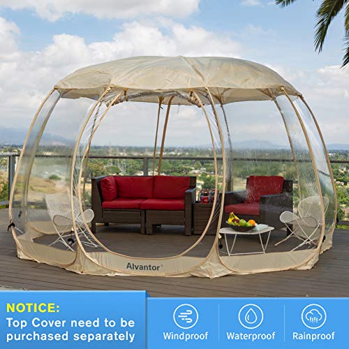 ALVANTOR BUBBLE TENT LARGE OVERSIZE WEATHER PROOF POD COLD PROTECTION - BEIGE - Like New
