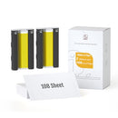 HPRT 4"X 6" PHOTO PAPER 108 SHEETS AND TWO RIBBONS CP4100/CP4000L PHOTO PRINTER - Brand New