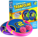 REFRESH SPORTS FUN BOUNCY PADDLE STRINGY BALL TOSS CATCH GAME EASY ST-5005 - Like New