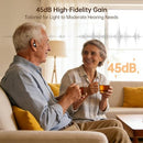 BIGPROT RECHARGEABLE OTC HEARING AIDS FOR SENIORS, DIGITAL HEARING AMPLIFIER - Like New