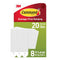 Command 20 Lb XL Heavyweight Picture Hanging Strips 17217-8ES - White - Brand New