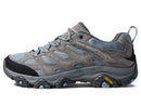 J036344 MERRELL WOMEN MOAB 3 WATERPROOF HIKING SHOE BLUE SIZE 8 - Like New