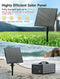 Minetom 58 Ft Outdoor Solar Lights WaterProof 2 Pack - BLACK - Like New