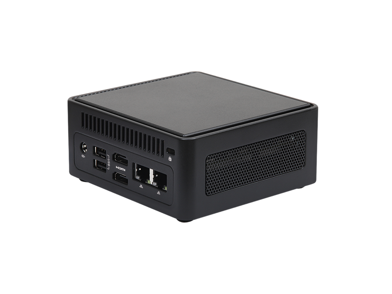 ASRock Industrial 4X4 BOX-8840U Black Fanned Barebone  2 x 262-pin SO-DIMM DDR5