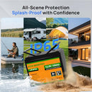 ECO-WORTHY 12V 100AH LIFEPO4 LITHIUM BATTERY WITH BLUETOOTH - BLACK/ORANGE - Like New