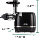 Omega Juicer Slow Masticating Extractor 150-Watt H3000R - Black - Like New