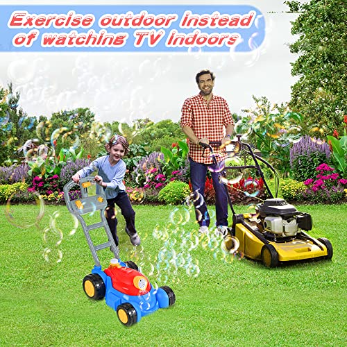 Upgraded Bubble Lawn Mower Toddler Toys Kids Bubbles Toys for Boys Girls - Like New