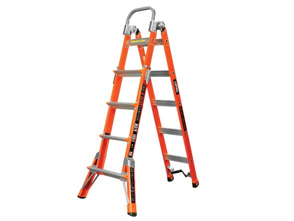 LITTLE GIANT COMBO SXE, MODEL 13 ANSI TYPE IAA 375 LB RATED, 15296-001 - ORANGE - Like New