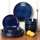 Vicrays Ceramic Dinnerware Set 16 Dinner Plates Dessert Plates Salad Bowls - Brand New