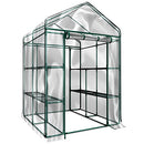 Greenhouse - Walk in Greenhouse with 8 Sturdy Shelves and PVC Cover - Brand New