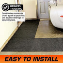 Armor All Garage Floor Runner Mat, (108" x 30'), Protects Surfaces (Charcoal) - Brand New