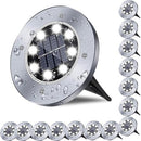 RAYOLON SOLAR GROUND LIGHT WATERPROOF GARDEN (16 PACK WHITE LIGHT) - WHITE LIGHT - Like New