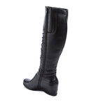 BareTraps Women's Bt Quarles Riding Boot, Black, 8.5 US/8.5 M US - Brand New