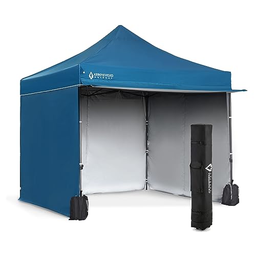 ARROWHEAD OUTDOOR 10’x10’ Heavy-Duty Pop-Up Canopy, Water & UV - Scratch & Dent
