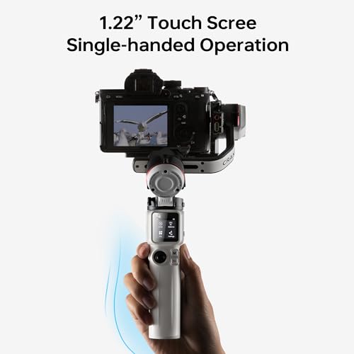 ZHIYUN CRANE M3 HANDHELD 3-AXIS CAMERA GIMBAL STABILIZER - WHITE - Like New