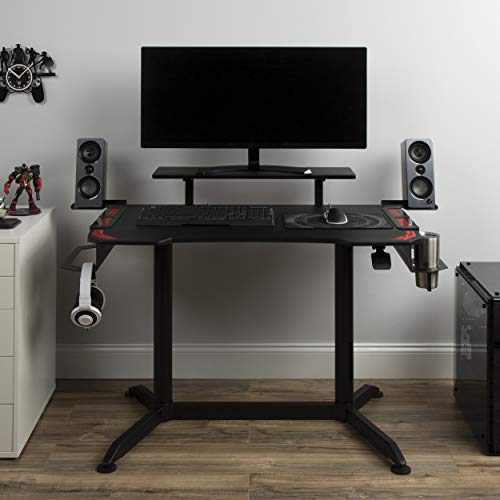 RESPAWN RSP-3010 COMPUTER GAMING DESK HEIGHT ADJUSTABLE 52.6 IN - RED - Like New