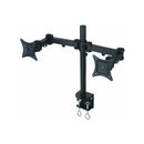 HALTER FREE TILT DUAL MONITOR ARM - BLACK - Like New