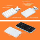 Singwil Phone Light with Cell Phone Clip, 80 LED selfie light, CL-V12 - White - Like New