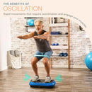 LIFEPRO WAVER MINI VIBRATION PLATE EXERCISE MACHINE REMOTE - BLUE - Like New