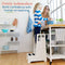 ECR4Kids Reach-Up Step Stool with Handles, Kids Furniture, White Wash - Like New