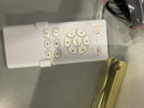 OBABALA 70" CEILING FAN - WHITE/GOLD - Like New