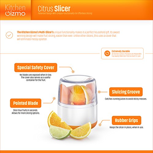 KITCHEN GIZMO CITRUS SLICER - Silver - Like New