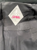 SPIRE BY GALAXY JACKET QUILTED PUFFER FAUX FUR SIZE: WOMEN LARGE - GUNMETAL - Brand New