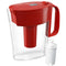 BRITA METRO WATER FILTER PITCHER 6-CUP CAPACITY STANDARD FILTER - RED - Brand New