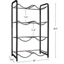 CZMY 5 Gallons Water Jug Holder 4-Tiers Reinforced Water Bottle Storage Rack - Brand New