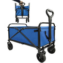 SAILARY Collapsible Wagon Cart Heavy Duty Foldable, LB B0CKR9RZS6 - Blue - Brand New
