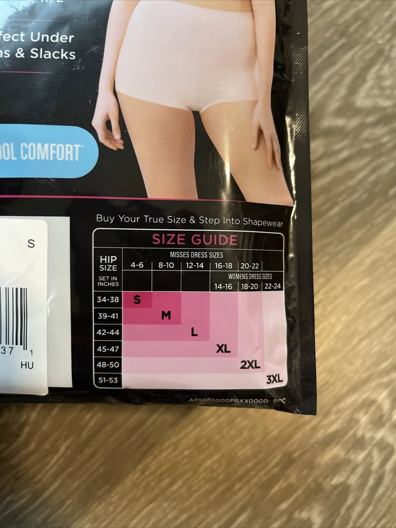 MAIDENFORM FLEXEES WOMEN'S BOYSHORT HIP SIZE 34-38 - SIZE: WOMEN S - BLACK - Like New