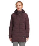 OL0545 MOUNTAIN HARDWEAR WOMEN'S STRETCHDOWN PARKA SIZE XS BLACKBERRY - Brand New
