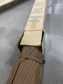 CALIFORNIA UMBRELLA 9' ROUND ALUMINUM OUTDOOR DECK- BROWN STRIPED - Like New
