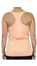 GALAXY BY HARVIC WOMENS MOISTURE WICKING RACERBACK TAGLESS POLYESTER-PEACH-XL - Brand New